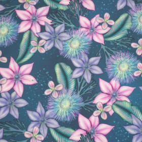 WASSERWELT Ms. 1 / marine - bio single jerset mit Elastan Sommersweat