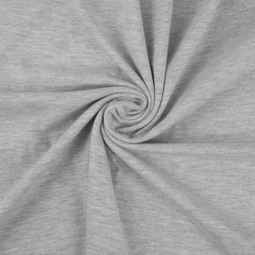 2-PACK - BASIC KINDER T-SHIRT - MELANGE HELL GRAU - Nähset