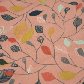 BLÄTTER / Flamingo Pink - Bio Single Jersey Sommersweat