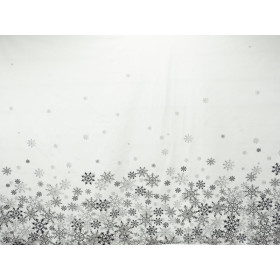 SCHNEEFLOCKEN / grau - Paneel Sommersweat 