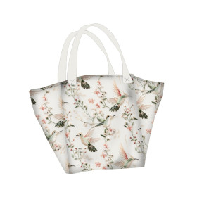 XL Tasche mit Utensilientasche 2 in 1 - PASTEL BIRDS WZ.6 - Nähset