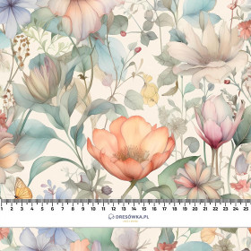 PASTEL FLOWERS WZ.12 - Baumwoll Musselin