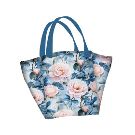 XL Tasche mit Utensilientasche 2 in 1 - PASTEL FLOWERS WZ.14 - Nähset