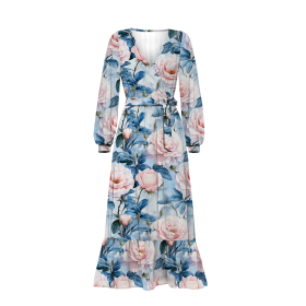 PASTEL FLOWERS WZ.14- Slub Weave