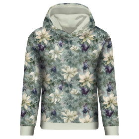 PASTEL FLOWERS WZ.4 - Hydrophober angerauter Wintersweat