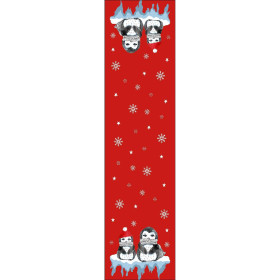 TISCHLÄUFER PANEL - PINGUINE (VERZAUBERTER WINTER) - Nähset