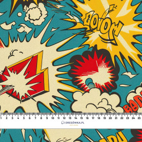 RETRO COMICS M.7 - Wintersweat angeraut mit Elastan ITY