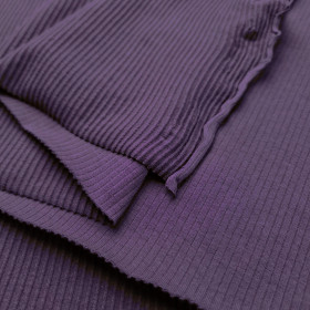 RIB JERSEY - Pflaume