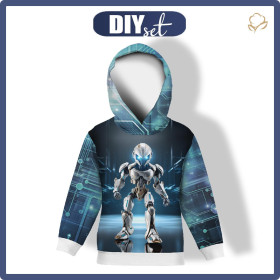KINDER HOODIE (ALEX) - robot wz.1- Nähset