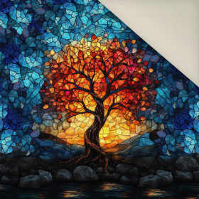 STAINED GLASS WZ.6 - Panel (60cm x 50cm)  Polster- Velours