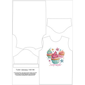 KINDER T-SHIRT - SWEETS ms.6- Nähset