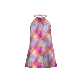 KLEID "DALIA" MINI - REGENBOGENBLUMEN - Nähset 