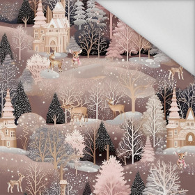 Pink Vintage Christmas wz. 3 - Wasserabweisende Webware