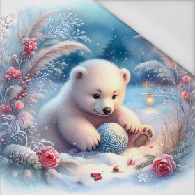 Christmas animal wz. 1 - Panel (60cm x 50cm)  Polster- Velours