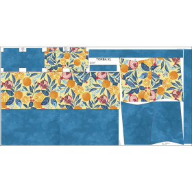 XL Tasche mit Utensilientasche 2 in 1 - Tutti Frutti wz.5 - Nähset