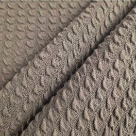 3D-Strickwaren – Baumwoll-Jacquard/ D-56 BRAUN