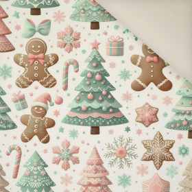 Pastel Christmas wz. 2- Polster- Velours