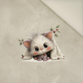 WINTER ANIMALS wz.14 - Panel (60cm x 50cm)  Polster- Velours