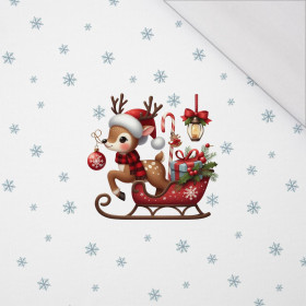 WINTER ANIMALS wz.18 - panel (60cm x 50cm) SINGLE JERSEY 