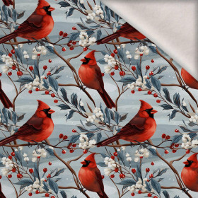 WINTER FLOWERS WZ.15 - Wintersweat angeraut mit Elastan ITY