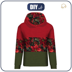 CLASSIC DAMEN HOODIE (POLA) - WINTER FLOWERS M.18 - Nähset