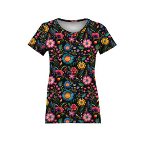 FLOWERS 3D M.9- Single Jersey mit Elastan ITY