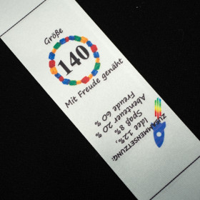 Jungs Textillabel DE - Größe 140 - 4 Stck Set