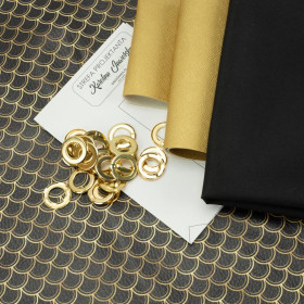 BEUTELTASCHE -  GOLDENER FISCHSCHUPPEN