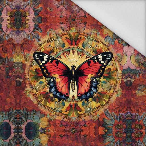 ANIMALS MANDALA wz.11 - panel (60cm x 50cm) Wasserabweisende Webware