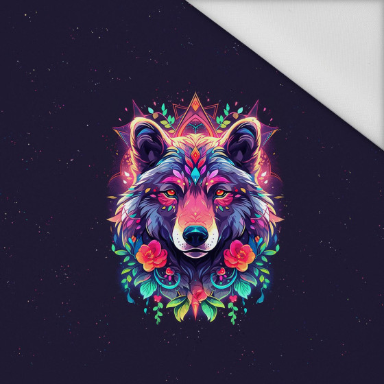 ANIMALS MANDALA wz.6 - panel (60cm x 50cm) Wasserabweisende Webware