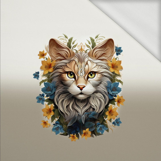 ANIMALS MANDALA wz.9 - panel (60cm x 50cm) Sommersweat
