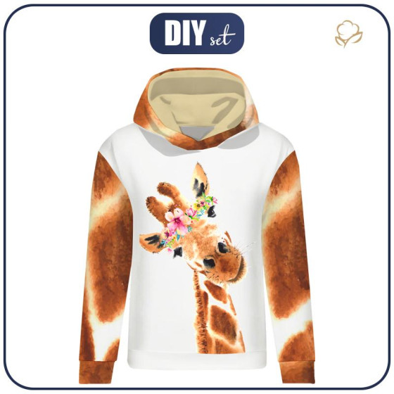 CLASSIC DAMEN HOODIE (POLA) - GIRAFFE - Sommersweat