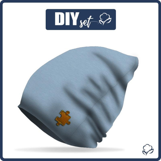 "Beanie" Mütze - B-06 SERENITY / blue / Größe nach Wahl