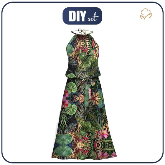 KLEID "DALIA" MAXI - WILD JUNGLE ms. 2 - Nähset 