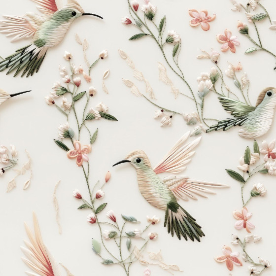 PASTEL BIRDS M. 6 (Kolibris)