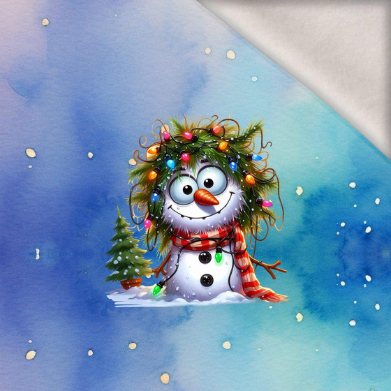 Christmas animal wz. 8 - panel (60cm x 50cm) Wintersweat angeraut mit Elastan ITY