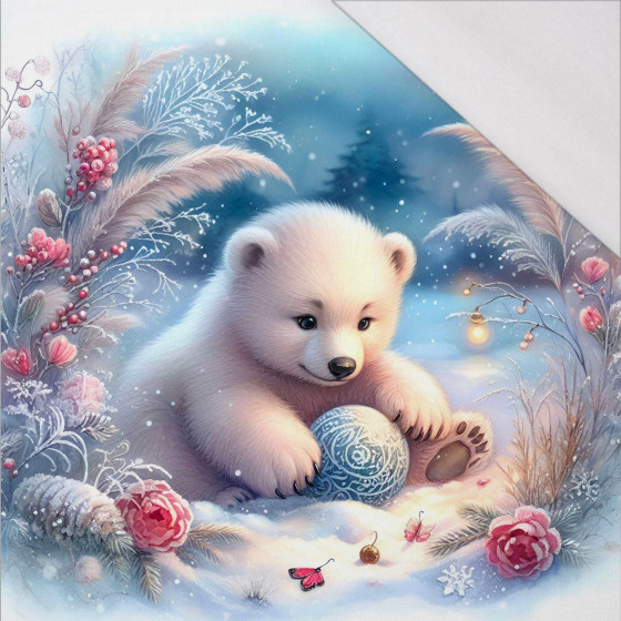 Christmas animal wz. 1 - panel (60cm x 50cm) SINGLE JERSEY 
