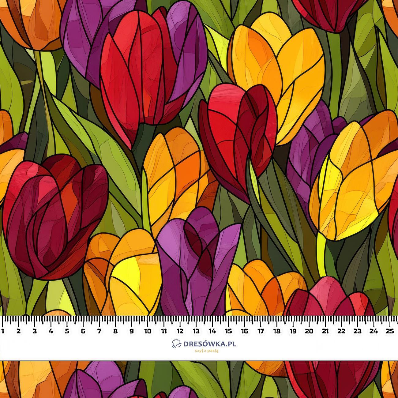 STAINED GLASS WZ. 21- Slub Weave