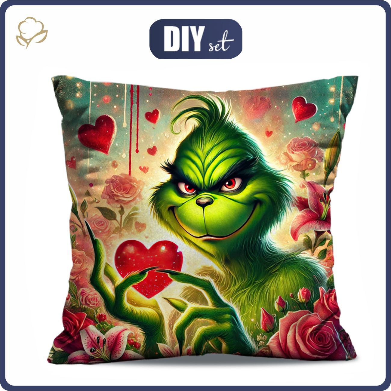 POLŠTÁŘ 45x45 - VALENTINE'S DAY / PRANK 2 - Potahový velur - Sada šití