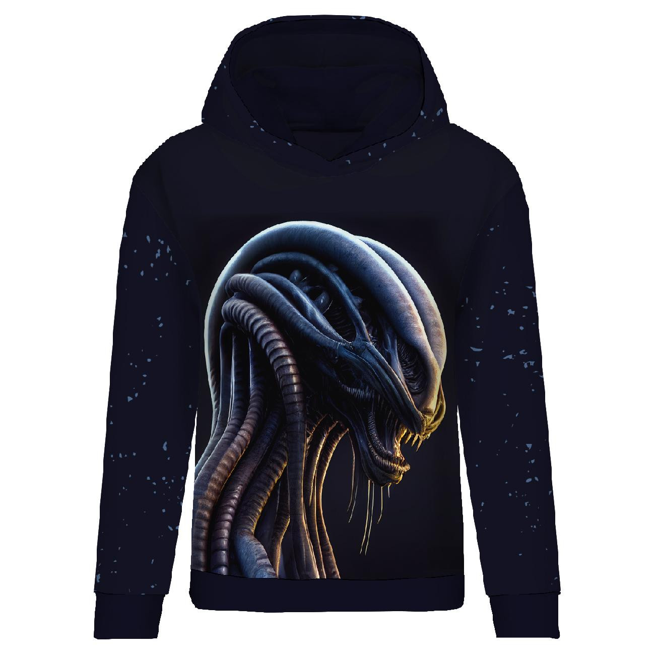 DÁMSKA MIKINA (POLA) CLASSIC S KAPUCÍ - ALIEN PORTRAIT - Sada šití