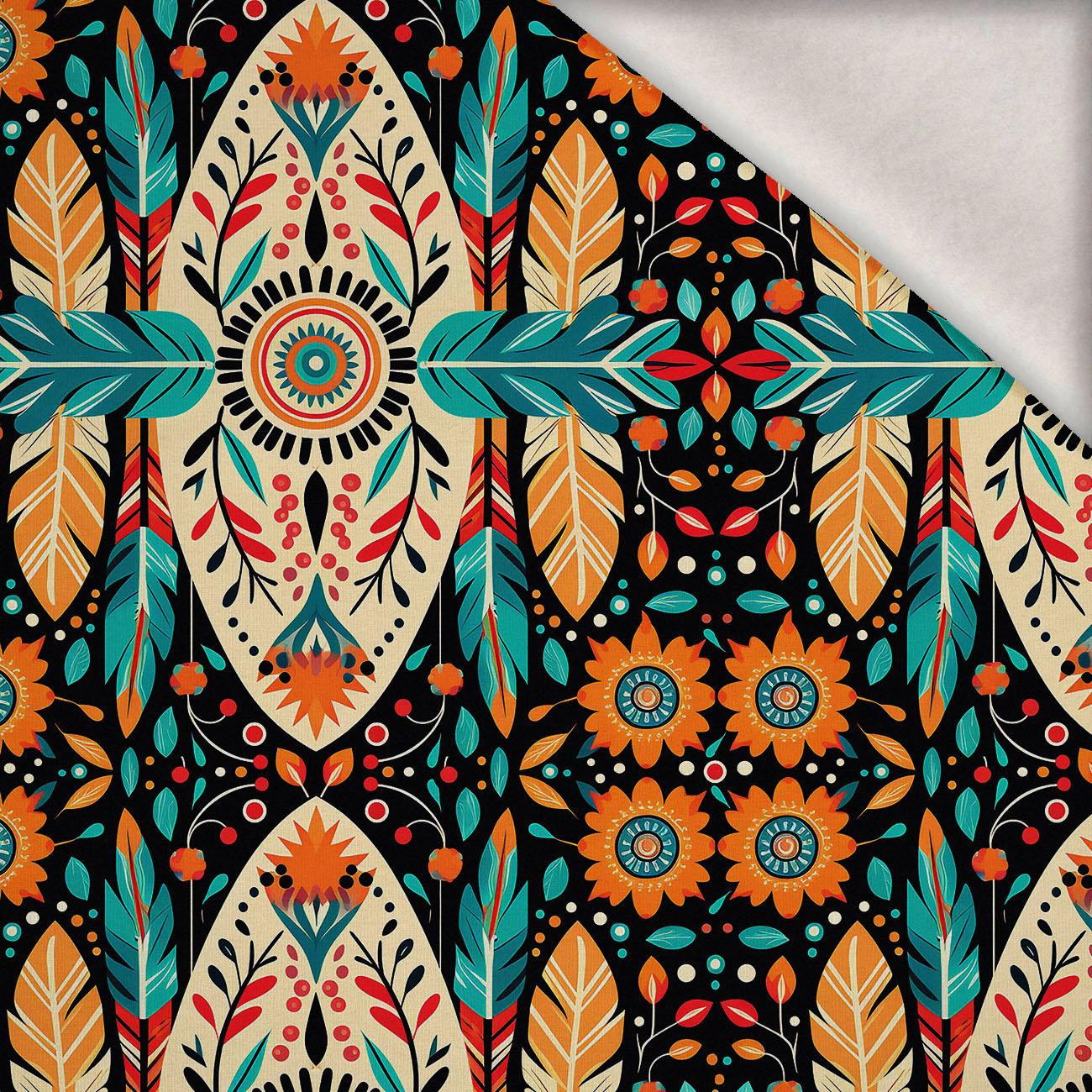 AROUND THE WORLD wz.11 - teplákovina počesaná s elastanem ITY
