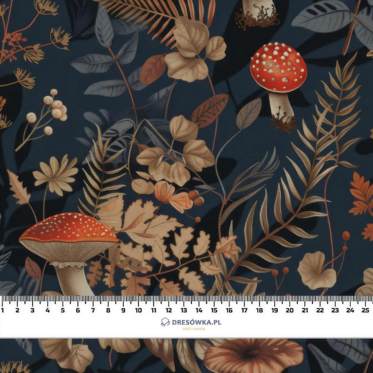 BOTANICAL FOREST WZ. 8 - Tkanina na ubrusy