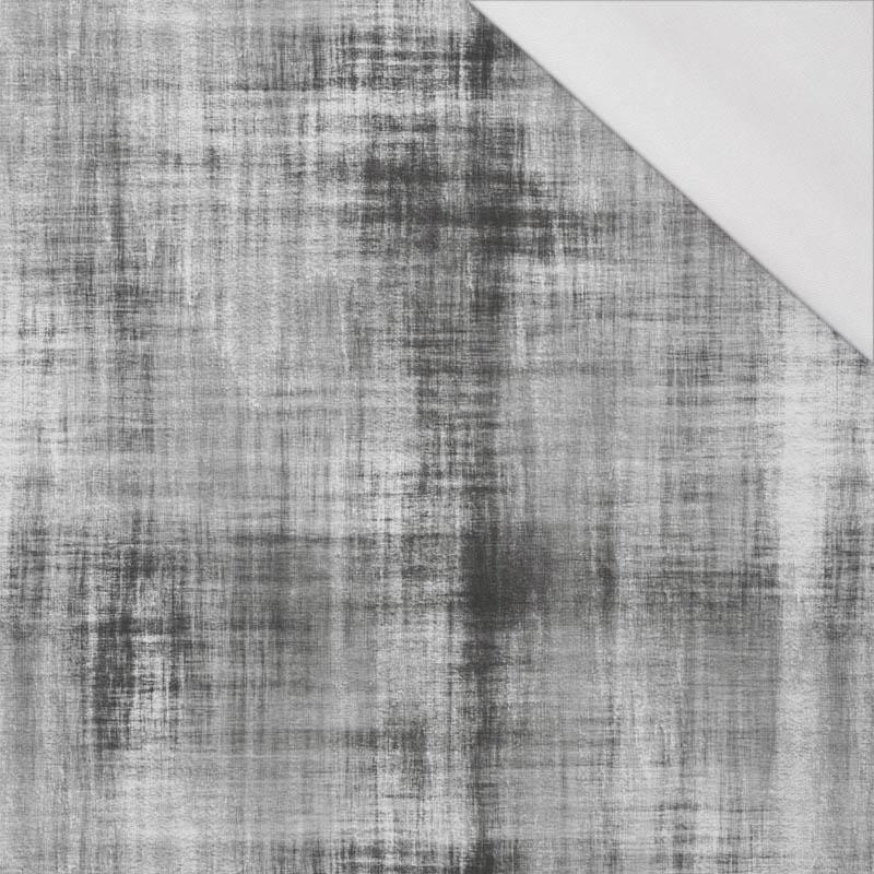 ACID WASH vz. 2 (černý) - organický úplet single jersey s elastanem