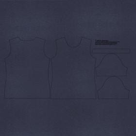 DĚTSKÉ TRIČKO (92/98) - JEANS - single jersey 