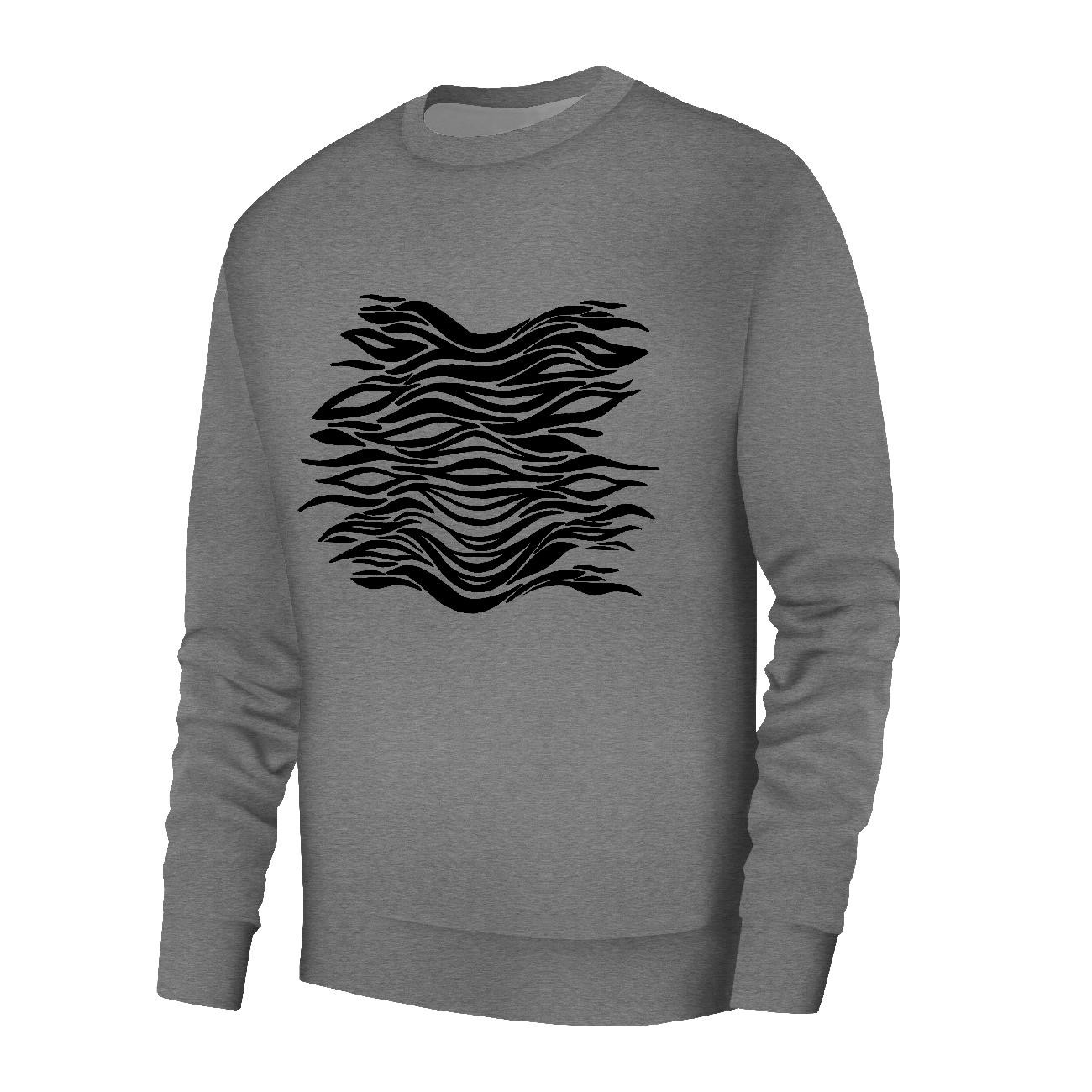 PÁNSKÁ MIKINA (OREGON) BASIC - ZEBRA  vz. 6 / EKO MELÍR - teplákovina