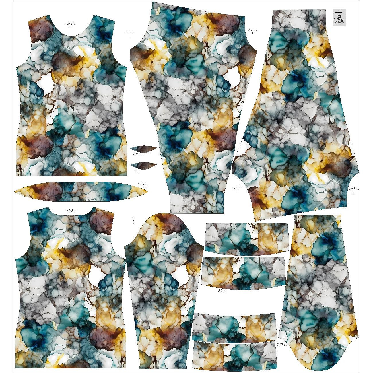 Thermo dámská sada (JANE) - ALCOHOL INK VZ. 1 - Sada šití