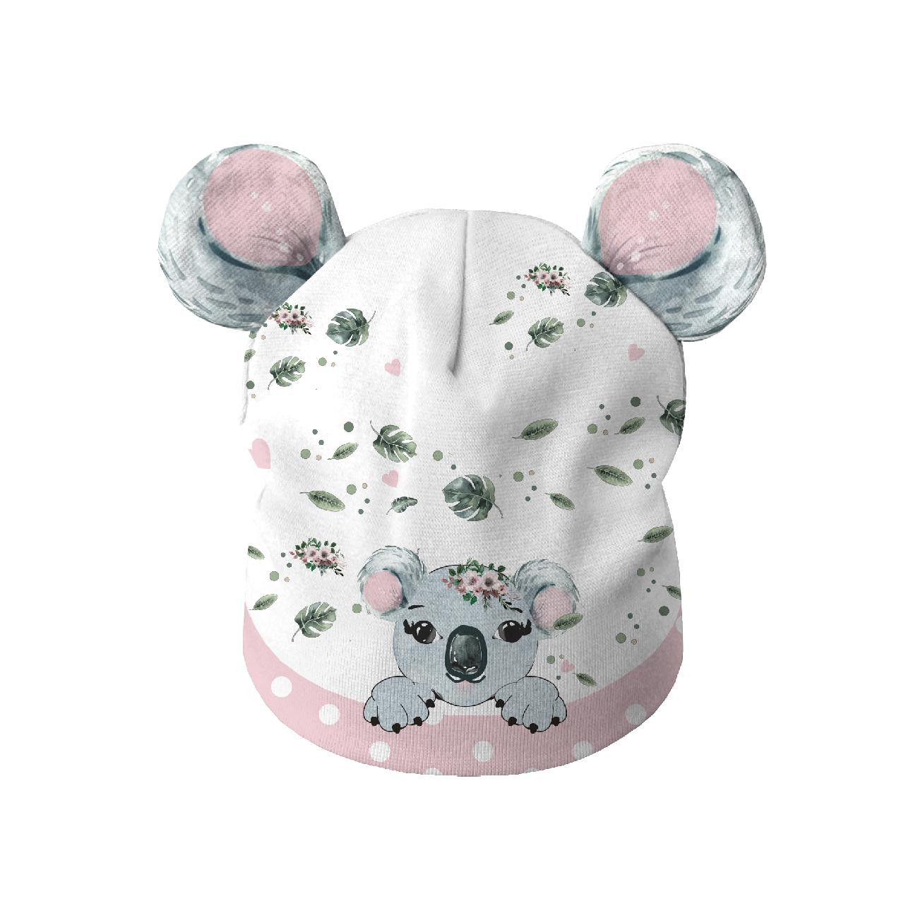 DĚTSKÁ ČEPICE A ŠATKA (TEDDY) - KOALA KAMILA - Sada šití