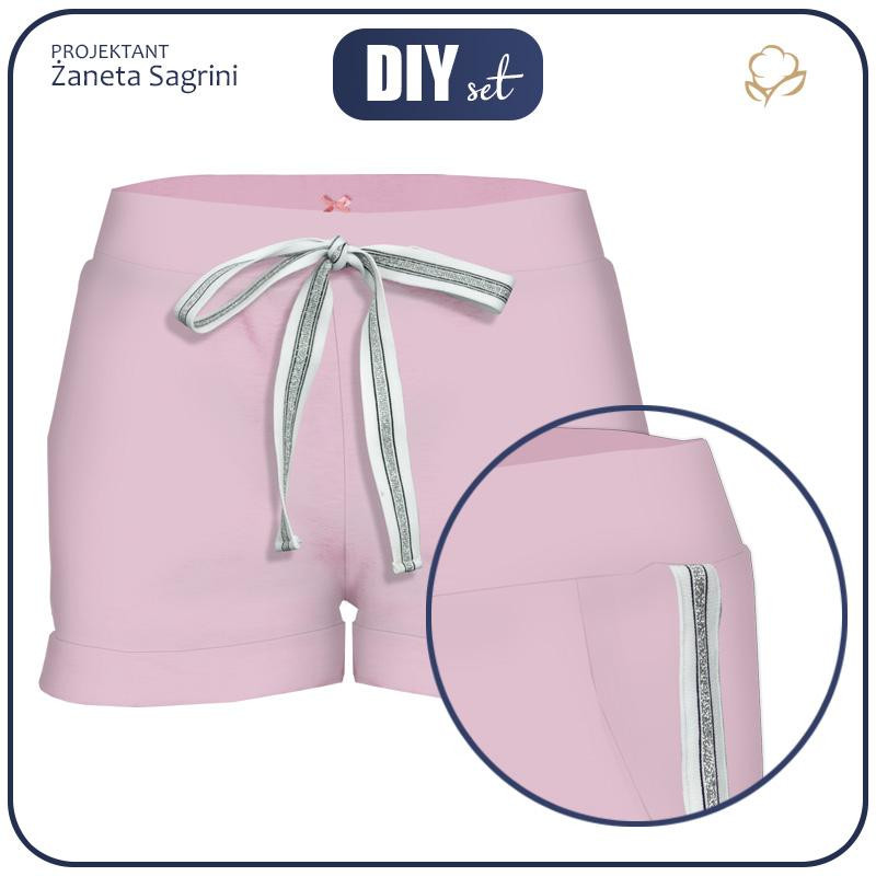 Dámské šortky - růžově křemenný L-XL