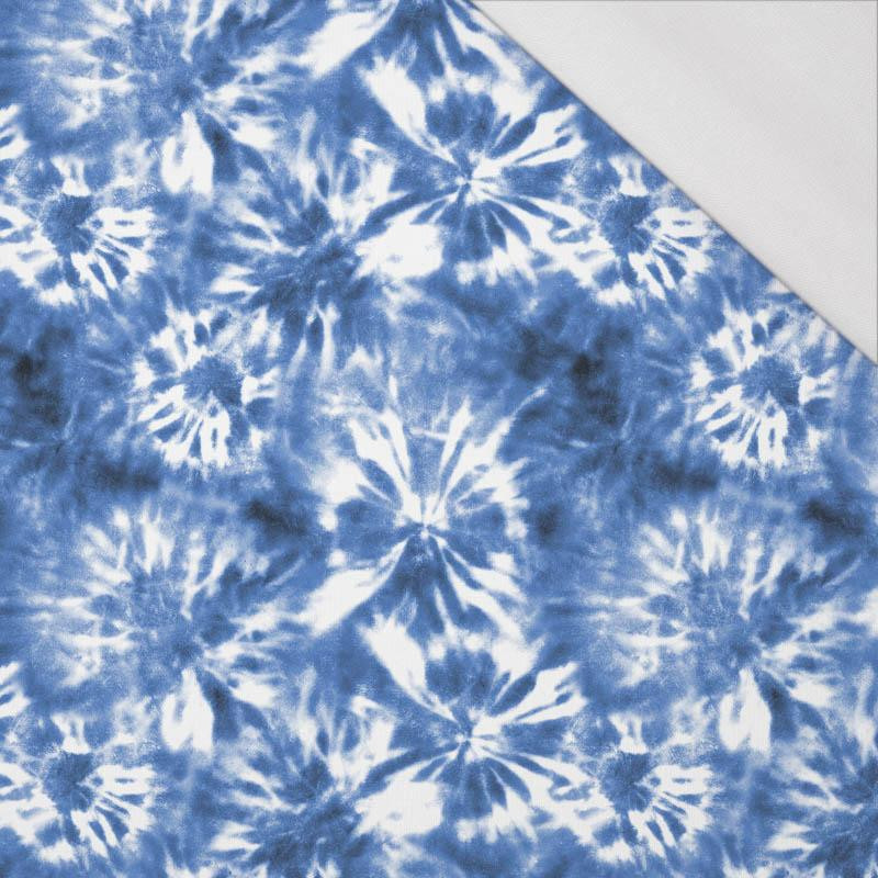 BATIK vz. 1 / classic blue - organický úplet single jersey s elastanem