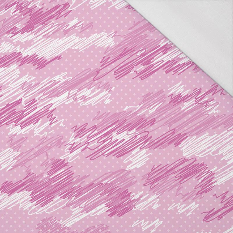 MORO - čmáranice / fuchsie- organický úplet single jersey s elastanem